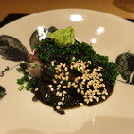 神保町 傳 - 鰆の炙り　海苔のソース