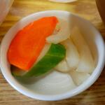小さな食堂 ヒロ - 漬物 ※拡大 (2022.08.02)