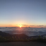 燕山荘 - 翌日の日の出！遥か八ケ岳を臨む