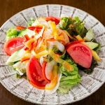 Salad with lots of fresh organic vegetables