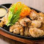 Teppan-yaki young chicken