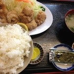 大盛亭 - 塩からあげ定食（６９０円）