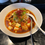 鶏そば・ラーメン Tonari - 限定 冷やし牡蠣麻婆麺
