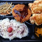 からあげ 金と銀 - 料理写真:令和4年8月 ランチタイム
ハムから弁当 500円