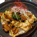 日本酒と創作小鉢料理 GOKURi - 本日の丼ぶり（ホイコーロー丼）アップ！