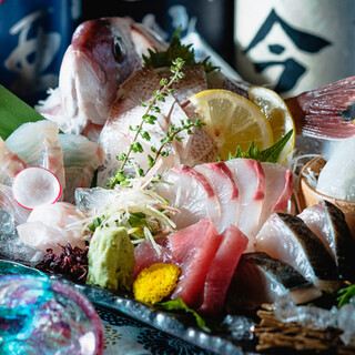使用北陸鮮魚的各種絕品料理