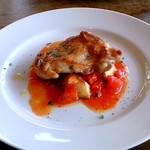 アジアート - コースメイン（ふくみ鳥のソテートマトソースかけ)