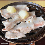 御食事処 なくい - 田子豚のガーリック焼