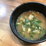 銀座 朧月 - スープ割り（無料）