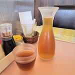 しん嘉 - お茶はピッチャーで提供です。