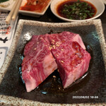 酒を焼肉で いちわ - 厚切りハラミ 小さい