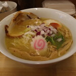 麺や 修 - 鶏白湯ラーメン(850円、斜め上から)
