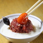 Gyudon (Beef bowl) with grated yam and wagyu beef