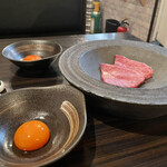 SATOブリアン - 特選ヒレすきwithつまんでご卵