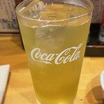 串焼 粂八 - アイス緑茶　330円