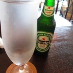 ガーデン＆クラフツ カフェ - ('13/3)グラスを冷やしてくれるのがうれしいですね。