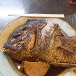 栄食堂 - 鯛頭の煮付け