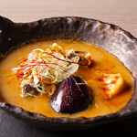 Kyoto eggplant soup with sauce