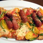 バロッコ - ソーセージとパプリカのピザ