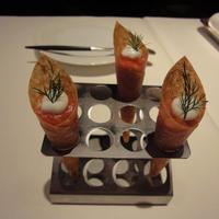レストラン リューズ - 一口でいけるサーモン