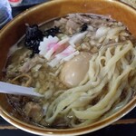 塩そば専門店 桑ばら - 手揉みサバ 肉つけそば