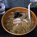塩そば専門店 桑ばら - 手揉みサバ 肉つけそば