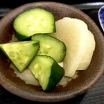 豚人 - 香の物も美味しいんだわね♥