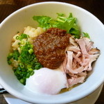 ラーメン家 みつ葉 - 豚CHIKI MISOまぜ麺（H25.3.28）