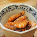 卓 - えびの煮付けその２