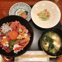 味菜 - 海鮮丼セット 1100円