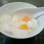 梅蘭 - セットの杏仁豆腐