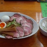 俺のラーメン あっぱれ屋 - １日限定２０食の『スーパーつけ麺』！！これが食べたくて朝から並ぶ～♪(^o^)丿