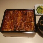 うなぎや永三郎 - うな重(松)きも吸付ご飯大盛り