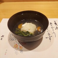銀座 穂の河 - 鱧真薯