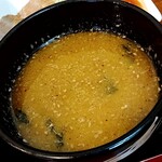 俺の中華たなか家 - 「つけ汁」は熱々(•‿•)