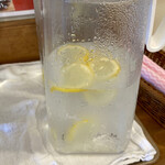 Sweet eggs - 【’22.6】飲料水はセルフのレモン水