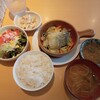 旬菜 ぐぅ食堂 - 料理写真:真ダラと野菜のさっぱり蒸し、ミニサラダ