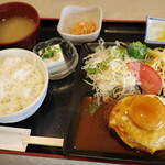 kitchen リプル - 目玉焼きハンバーグ定食