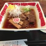 たまゆら - 牛すじと白ネギの旨味醤油麺　￥900