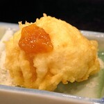 Tempura Komiyama - 鱧の天ぷら　梅肉で