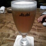 九つ井 - 生ビール８００円。