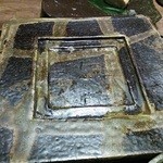 九つ井 - 陶器のそば皿。