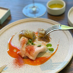 アコルドゥ - 前菜
      『大和丸茄子のエスカリパーダ』
      