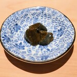 匠 進吾 - 鮑の肝醤油漬け