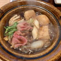 個室会席 北大路 京橋茶寮 東京駅店 - 〈台の物〉　すき焼き陶板