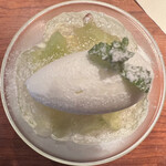 ヌガ - メロンとヨーグルトのパルフェ