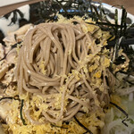 つけ蕎麦 すみ - 特製ラー油肉つけそばの麺