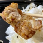 肉のハナマサ - メガ唐揚げ弁当（430円）