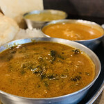 南インド料理店 ボーディセナ - カレー3種