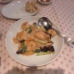 可口楽 - 海老と季節野菜のＸＯ醤炒め